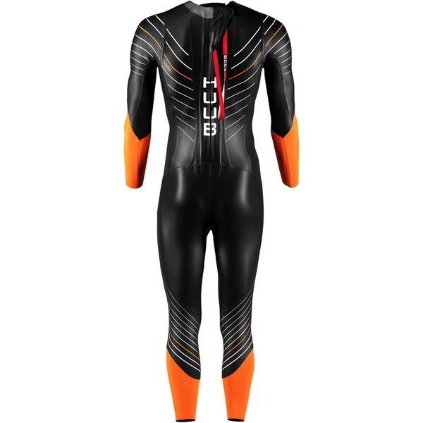 2026 HUUB Mens Araya Swim Wetsuit ARAYAM - Black / Orange
